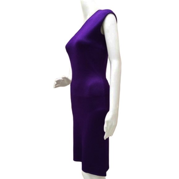 Ralph Lauren Asymmetrical Purple Dress - Picture 3 of 7
